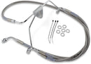 harley davidson flhtc [DRAG SPECIALTIES] - Stainless steel extended brake line kit-2