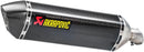 Suzuki SV 650 [Akrapovic] - carbon fiber final silver dampers-2