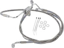 Harley Davidson flhtc [DRAG SPECIALTIES] - Kit tubi freno prolungati in acciaio inossidabile-1