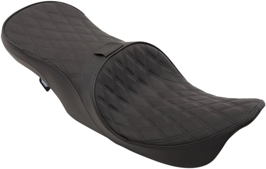 Harley Davidson FLHRI [DRAG SPECIALTIES] - Sedile Touring in pelle 2 posti con posizione anteriore e basso profilo