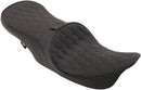 harley davidson touring [DRAG SPECIALTIES] - Front positioned 2-up touring leather seat with low profile-1