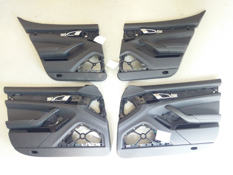 Porsche Panamera Turbo [2010] - Porta di cartone Porta Dispontare la porta anteriore e posteriore a destra e sinistra Nero