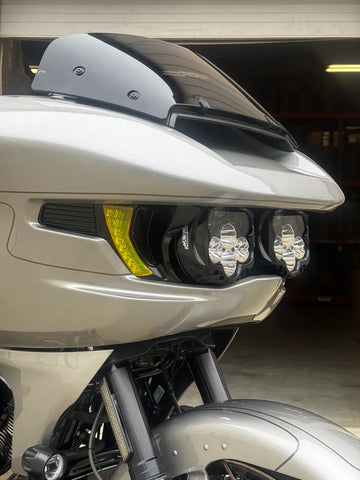 harley-davidson road glide st [CUSTOM DYNAMICS] – Aérations de clignotants avant intégrées Shark Demon® - 0