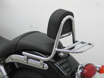 Triumph Speedmaster [2008-2017] - Sissy Bar aus Rohr mit Kissen und Gepäckträger