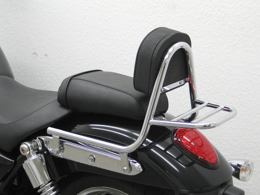 Triumph Thunderbird 1600 [2009] - Sissy bar made of pipe with pillows and luggage rack