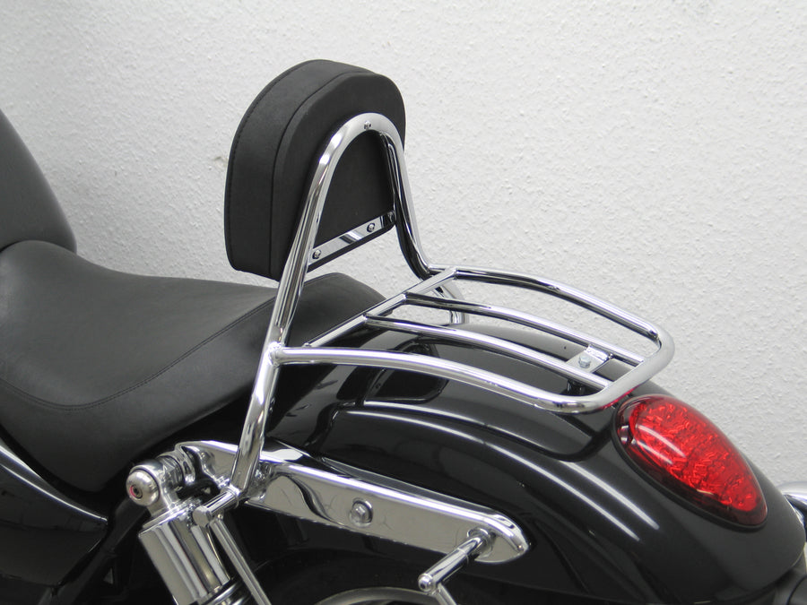 Triumph Thunderbird 1600 [2009] - driver Sissy bar with pillows and luggage rack
