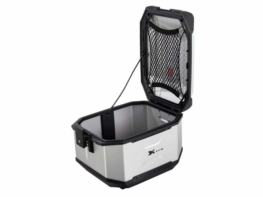 Topcase [Hepco & Becker] - Xceed 45 L - silber – für Topcaseträger