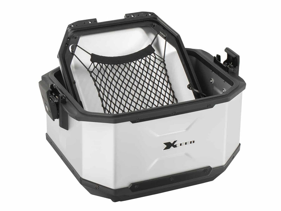 Topcase [Hepco & Becker] - Xceed 45 L - silber – für Topcaseträger
