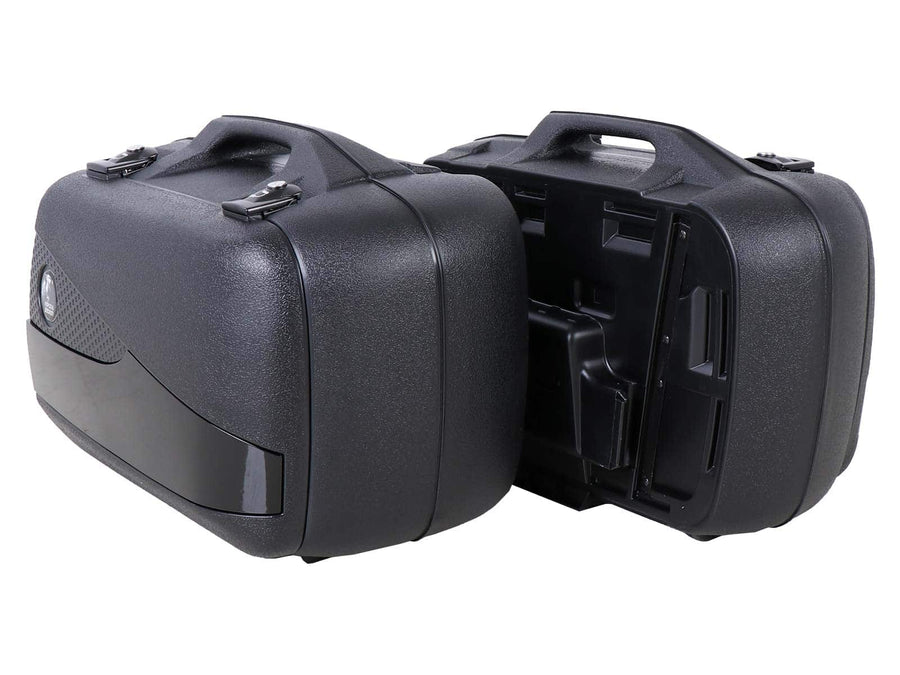 Seitenkoffer [Hepco & Becker] - Koffersatz Junior Flash schwarz Enduro 30L/40R – Universell