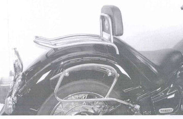 Yamaha XVS 1100 A Drag Star [2001-2007] - Solorack mit Rückenlehne