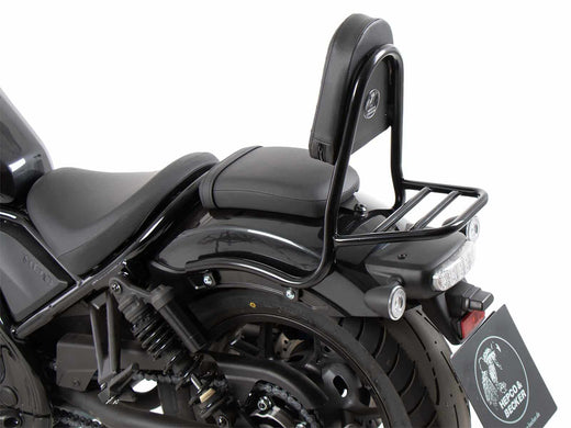 Honda CMX 1100 Rebel [2021-2024] - Sissybar with luggage bridge black gloss pipe version