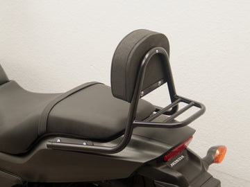 Honda CTX 700 N [2014-2016] - Sissy Bar aus Rohr mit Kissen und Gepäckträger, schwarz