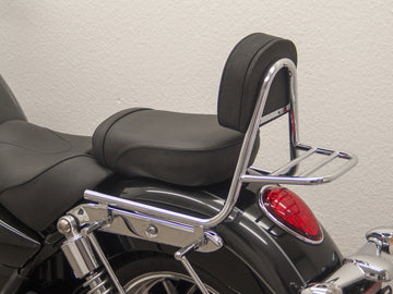 Triumph Thunderbird Commander 1700 [2014] - Sissy Bar aus Rohr mit Kissen und Gepäckträger