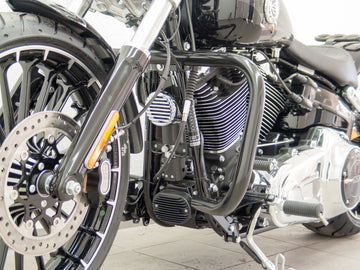 Harley Davidson Breakout (FXSB) 2013-2017 [2013-2017]-protective bar, large version made of 38 mm tube, angular shape, black
