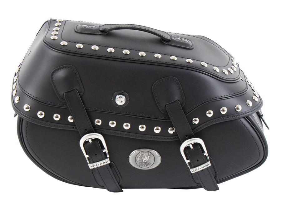 Motorradtasche [Hepco & Becker] - Leder Buffalo Big Custom links – C-Bow