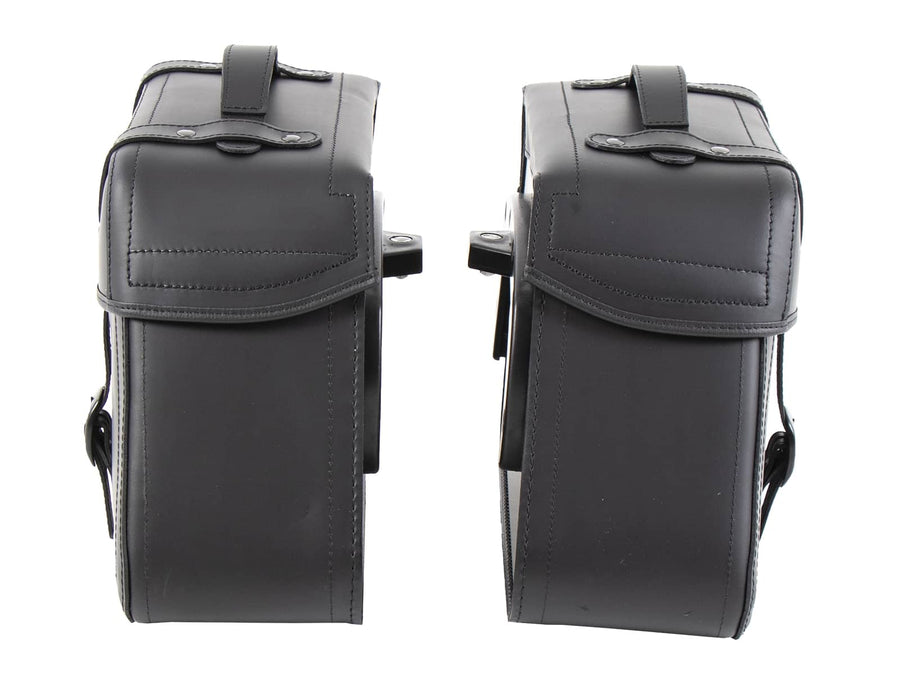 Motorradtasche [Hepco & Becker] - Ledertaschensatz Rugged 21 L- schwarz – C-Bow