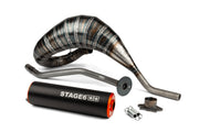 Derbi Senda R DRD Racing Enduro 50 2T D50B0 [2006–] - Exhaust 80-90 orange/black