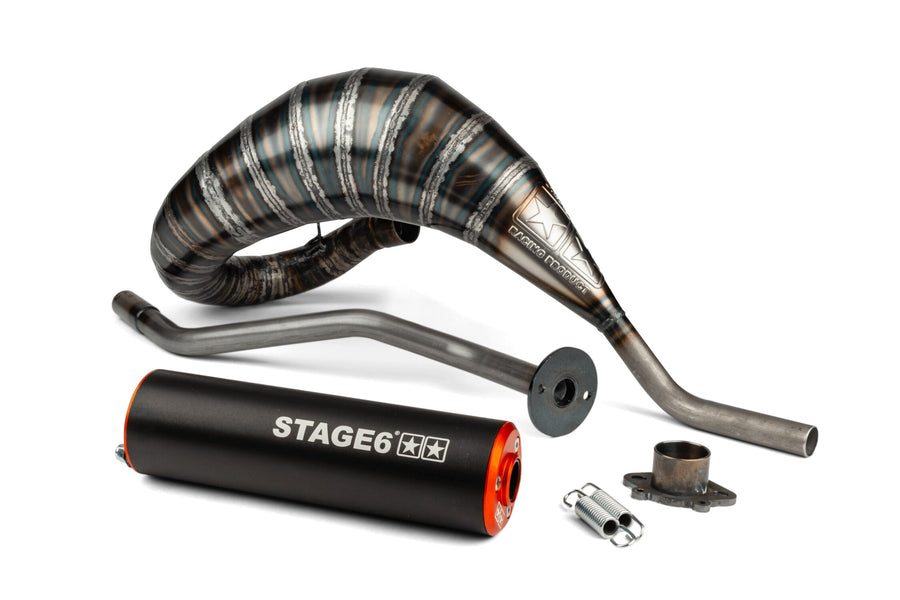 Derbi Senda DRD X-Treme SM '10 - '17 50 2T D50B0 - Scarico 80-90 arancio/nero