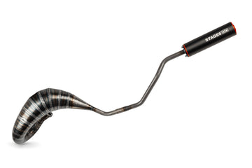 Derbi Senda DRD Racing SM 50 2T D50B0 [2012–] - Auspuff 80–90 orange/schwarz