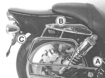 Suzuki VZ 1600 Marauder [2004-2005] - porte-poche de pack