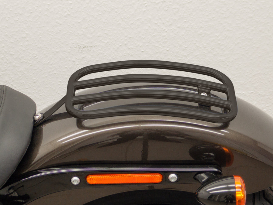 Harley Davidson Softail Street Bob (Milwaukee-Eight 107/114) [2018]-passenger rack Ø 16, curved, black