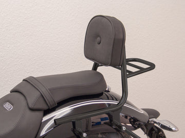 BMW R 18 (OL11) 2021- [2021] - barra femminuccia in tubo con cuscino e portapacchi, nero