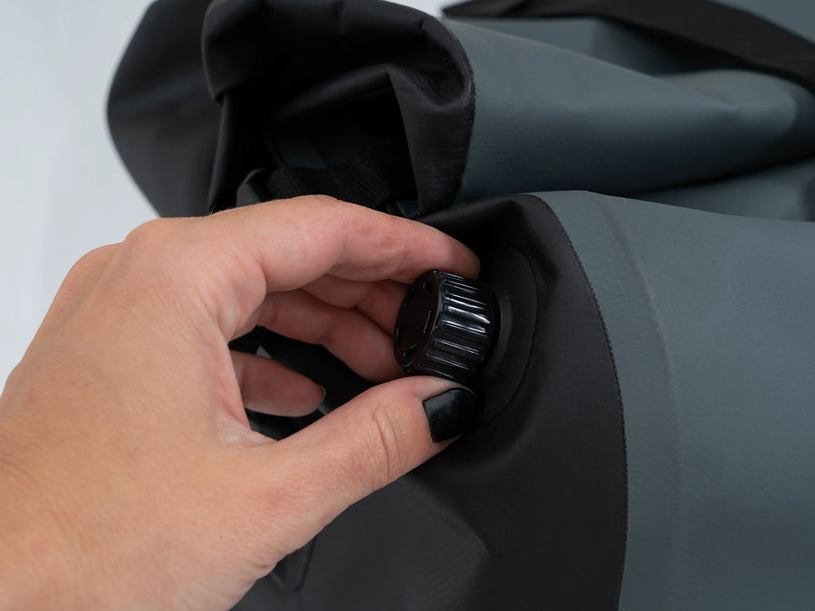 Motorradtasche [Hepco & Becker] - Drybrid Bag 50L Motorrad Gepäckrolle wasserdicht – Gurtbefestigung