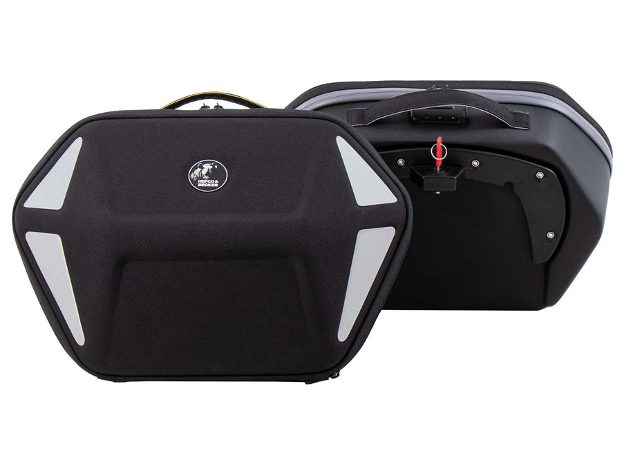Motorradtasche [Hepco & Becker] - Royster Neo Seitentaschen gelb, Set – C-Bow
