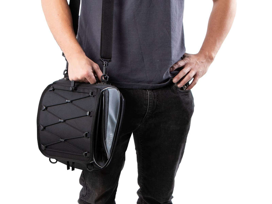Hecktasche [Hepco & Becker] - STREET (universelle Gurtbefestigung) – Sportrack