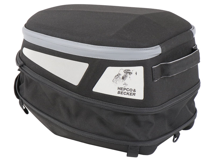 Hecktasche [Hepco & Becker] - Royster Rearbag Sport Hecktasche mit Gurtbefestigung - schwarz/grau – Sportrack