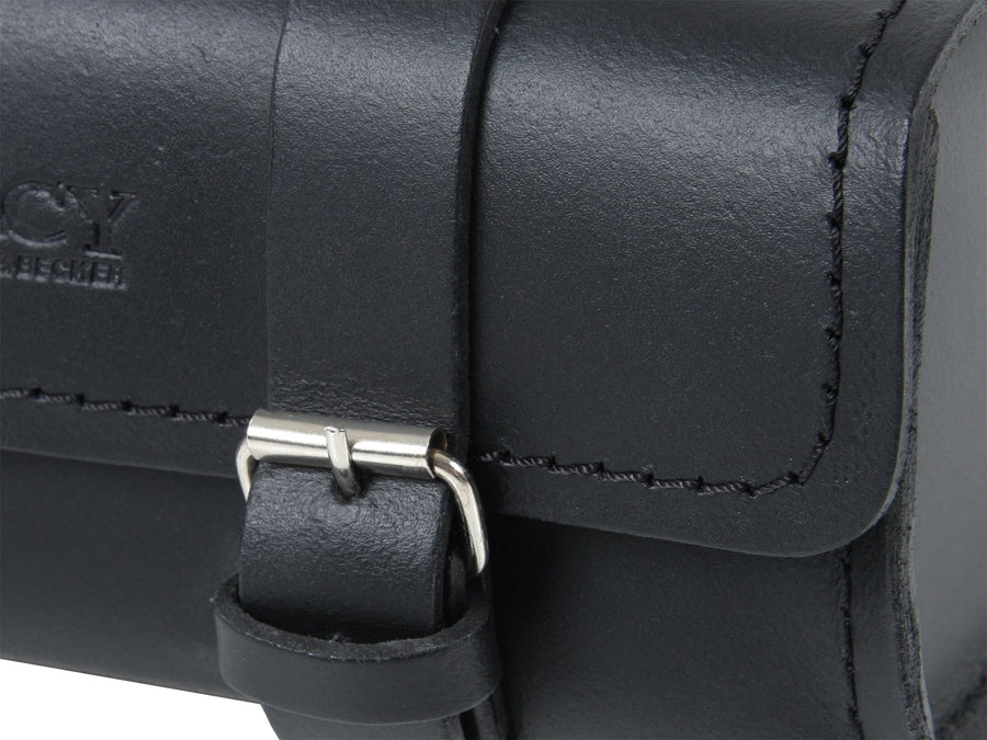 Hecktasche [Hepco & Becker] - Legacy Lederhecktasche - schwarz – Solorack
