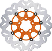 Harley-Davidson XL 1200 T Super Low [2015-2016] - Wave® brake disc - surface: orange, silver - picture 1