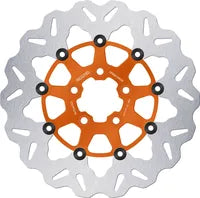 Harley-Davidson XL 1200 T Super Low [2015-2016] - Disque de frein Wave® - surface : orange, argent - photo 3