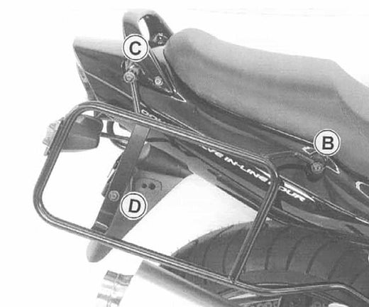 Suzuki GSF 1200 [2001-2005] - Case Carrier
