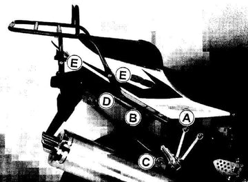 Suzuki GSX-R 600 [2004-2005] -Lugage Bridge