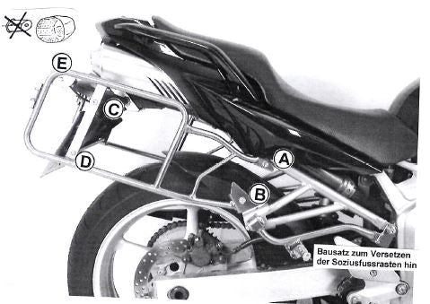 Yamaha FZ 6 [2004-2006] - suitcase carrier