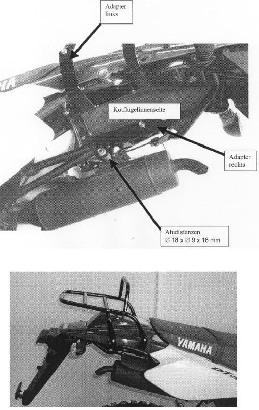 Yamaha DT 125 X [2005-2006] - Gepäckbrücke