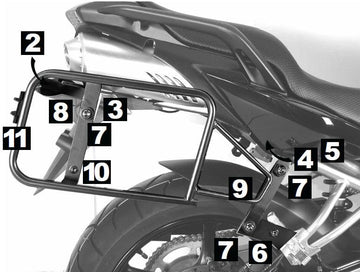Yamaha FZ 6 [2007-2009] -loc-it Case Carrier - 0