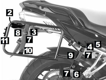 Yamaha FZ 6 [2007-2009] -loc-it Case Carrier