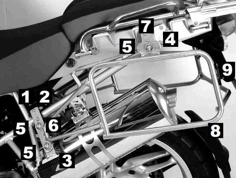 BMW R 1200 GS Adventure [2006-2013] -Case Carrier Lock-it