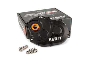 MBK MachG 50 2T LC [–2002] - Getriebedeckel R/T Schwarz Titanschrauben