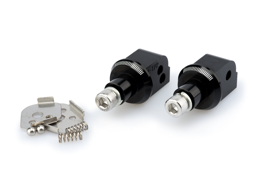 HONDA NX 500 [2025] – Adapter Beifahrer Fußrasten- Gummipad – Schwarz