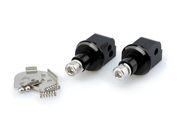 HONDA NX 500 [2025] – Adapter Beifahrer Fußrasten- Gummipad – Schwarz - 0