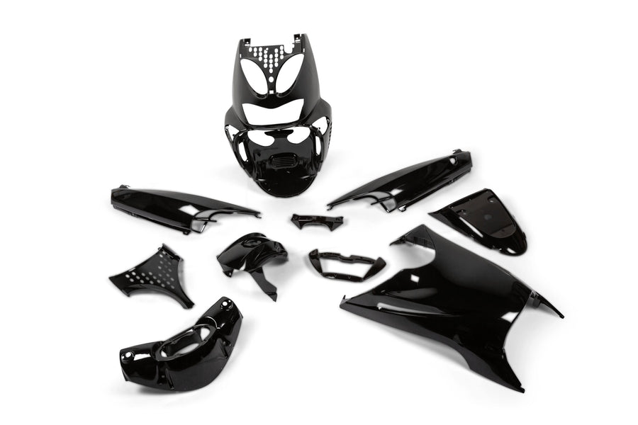 Aprilia SR Netscaper 50 2T LC - kit carénage 11 pièces noir