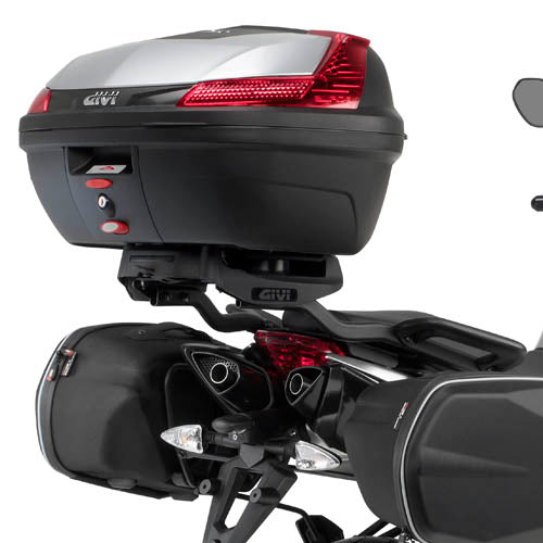 Aprilia Shiver 750 / 900 ABS [GIVI] - Topcase Träger für MONOKEY® oder MONOLOCK® Koffer zu montieren mit der MONOKEY®