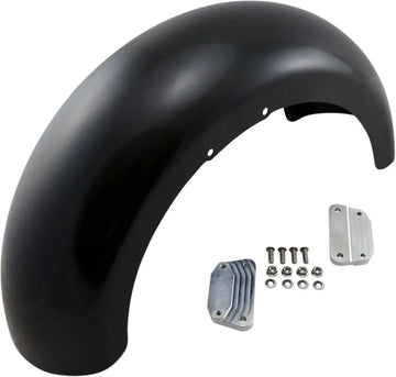 Harley Davidson Dyna [KLOCK WERKS] - Parafango anteriore serie Hugger con blocchi di montaggio per Softail/Dyna - 0