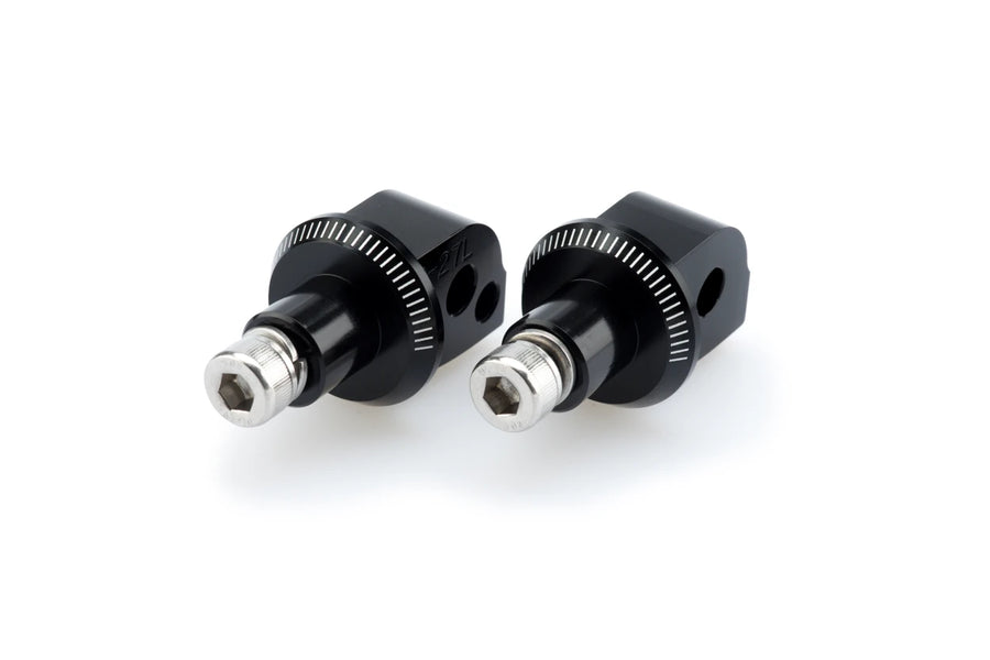 APRILIA RSV4 FACTORY [2024] – Adaptateur repose-pieds passager en caoutchouc – noir