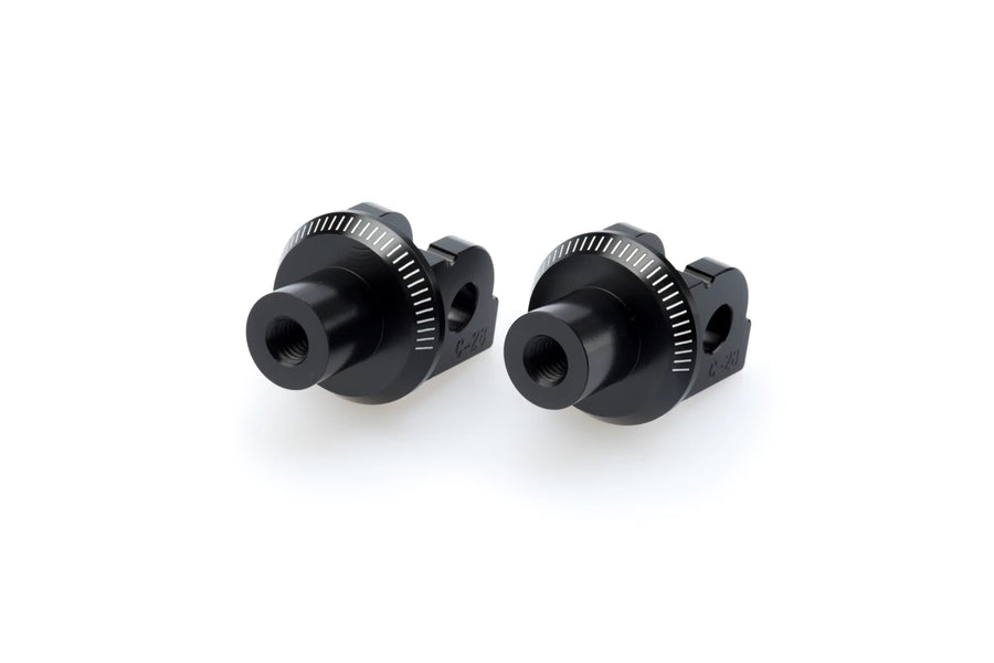 BMW S 1000 R [2025] – Adapter Fußrasten- Gummipad "Rider" – Schwarz