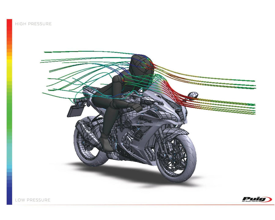 KAWASAKI ZX-10RR NINJA PERFORMANCE [2018] – R-Racer Screen – Black