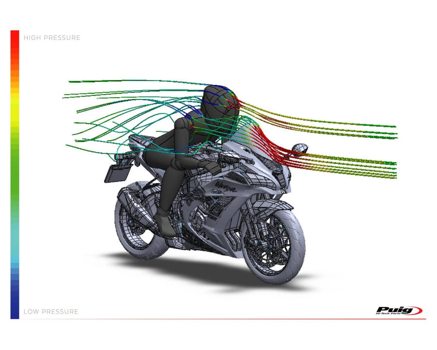 KAWASAKI ZX-10RR NINJA PERFORMANCE [2018] – R-Racer Screen – Black
